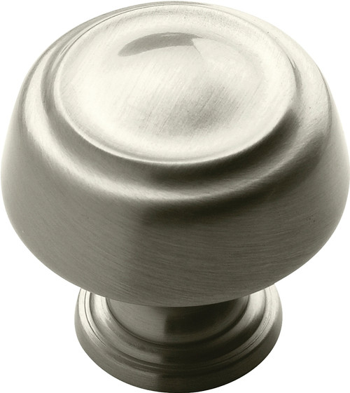 Amerock BP53700G10 Cabinet Knob, 1-3/16 in Projection, Zinc, Satin Nickel [SKU: ORG8026908]