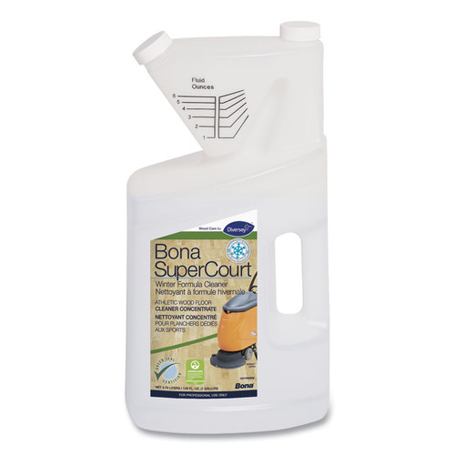 Bona SuperCourt Winter Formula Cleaner, Unscented, Liquid, 1 gal [SKU: BNA101100565]