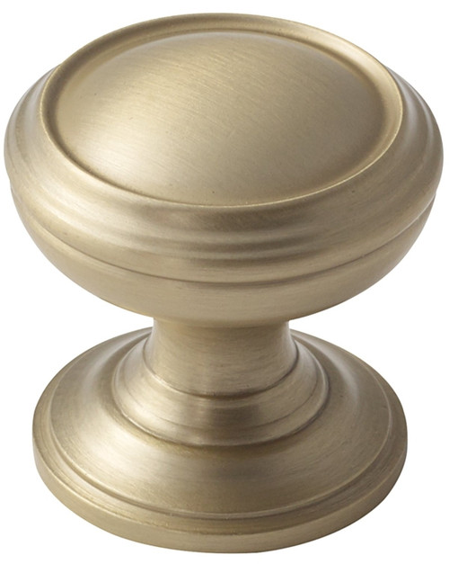 Amerock Revitalize Series BP55342BBZ Cabinet Knob, 1-1/4 in Projection, Zinc, Golden Champagne [SKU: ORG0821728]