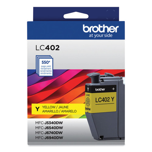 LC402YS Ink, 550 Page-Yield, Yellow [SKU: BRTLC402YS]