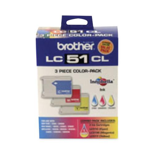 LC513PKS Innobella Ink, 400 Page-Yield, Cyan/Magenta/Yellow [SKU: BRTLC513PKS]