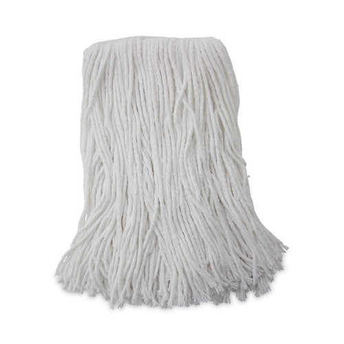 Mop Head, Value Standard Head, Rayon Fiber, Cut-End, Size No. 16, White, 12/Carton [SKU: BWK2016R]