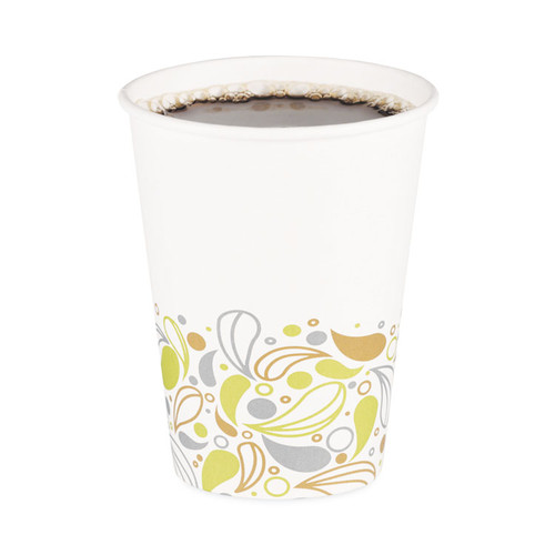 Deerfield Printed Paper Hot Cups, 12 oz, 50 Cups/Sleeve, 20 Sleeves/Carton [SKU: BWKDEER12HCUP]