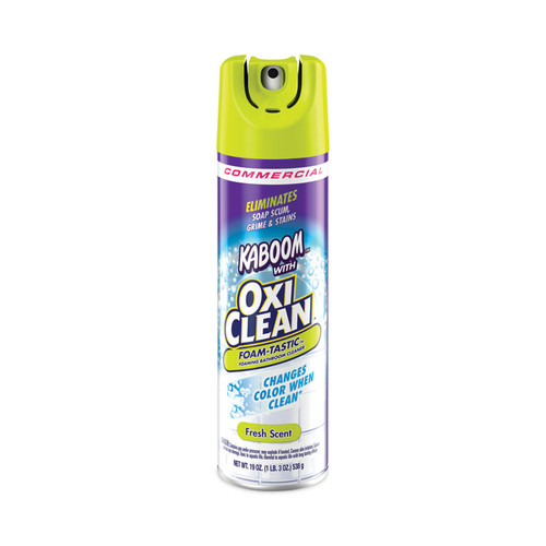 Foamtastic Bathroom Cleaner, Fresh Scent, 19 oz Spray Can, 8/Carton [SKU: CDC5703700071CT]