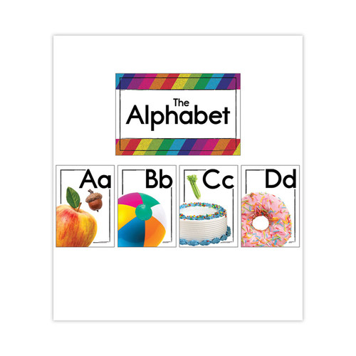 Curriculum Bulletin Board Set. Alphabet, 27 Pieces [SKU: CDP110517]