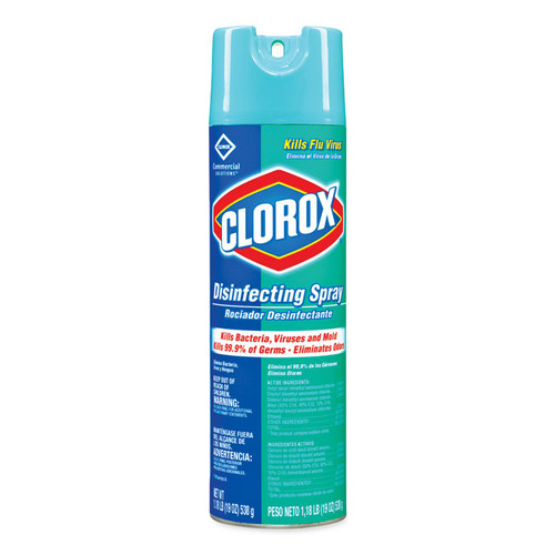Disinfecting Spray, Fresh, 19 oz Aerosol Spray, 12/Carton [SKU: CLO38504CT]