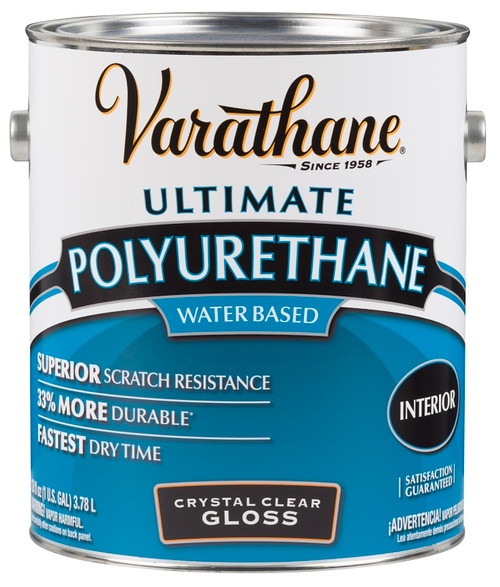 RUST-OLEUM 200031 Polyurethane, Gloss, Liquid, Crystal Clear, 1 gal, Can [SKU: ORG6538771]
