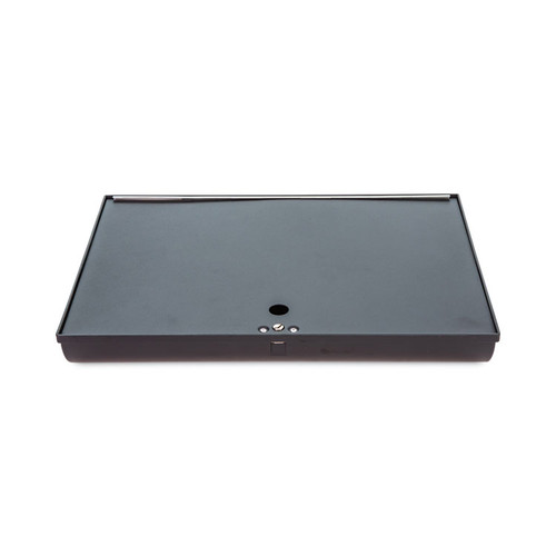 Plastic Currency and Coin Tray, Coin/Cash, 10 Compartments, 16 x 11.25 x 2.25, Black [SKU: CNK500063]