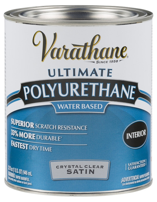 RUST-OLEUM 200241H Polyurethane, Liquid, Crystal Clear, 1 qt, Can [SKU: ORG6539183]