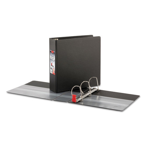 Premier Easy Open Locking Slant-D Ring Binders, 3 Rings, 3" Capacity, 11 x 8.5, Black [SKU: CRD18742]