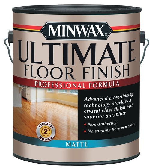 Minwax 131040000 Ultimate Floor Finish, Matte, Liquid, 1 gal [SKU: ORG8567208]