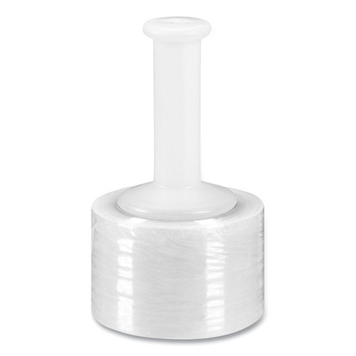 Cast Banding Wrap with Hand Dispenser, 3" x 1,000 ft, 80-Gauge, Clear, 18/Carton [SKU: CWZ698534]
