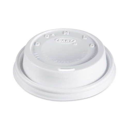 Cappuccino Dome Sipper Lids, Fits 8 oz to 10 oz Cups, White, 1,000/Carton [SKU: DCC8EL]