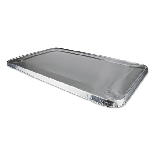 Aluminum Steam Table Lids, Fits Rolled Edge Full-Size Pan, 12.88 x 20.81 x 0.63, 50/Carton [SKU: DPK8900CRL]
