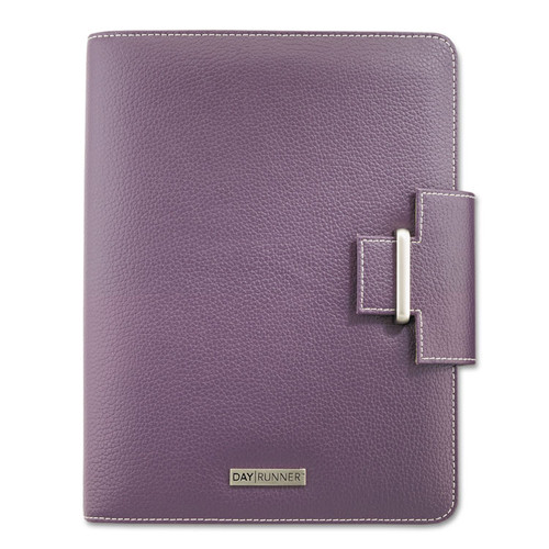 Terramo Refillable Planner, 8.5 x 5.5, Eggplant Cover, 12-Month (Jan to Dec): Undated [SKU: DRN4010214]