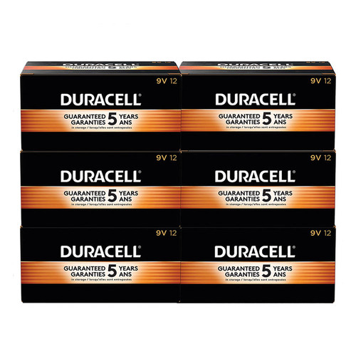 CopperTop Alkaline 9V Batteries, 72/Carton [SKU: DURMN1604CT]