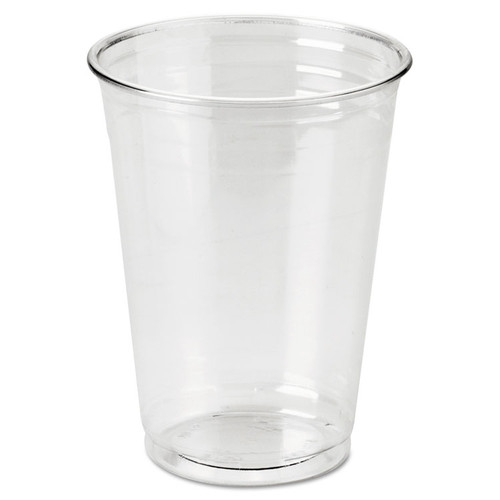Clear Plastic PETE Cups, 10 oz, WiseSize, 25/Pack, 20 Packs/Carton [SKU: DXECP10DX]