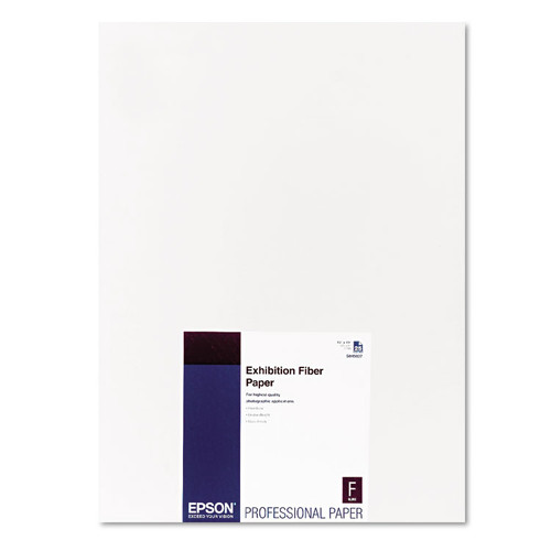 Exhibition Fiber Paper, 13 mil, 13 x 19, White, 25/Pack [SKU: EPSS045037]