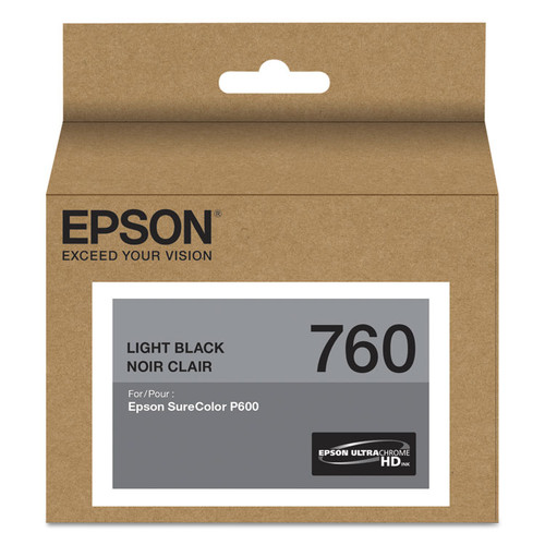 T760720 (760) UltraChrome HD Ink, Light Black [SKU: EPST760720]