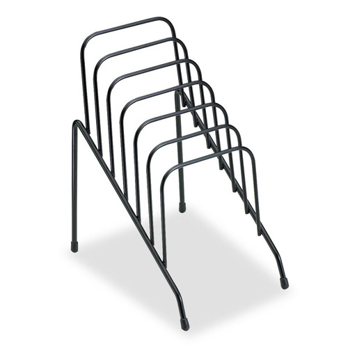 Wire Step File Jr., 6 Sections, DL to A5 Size Files, 4.38" x 6.5" x 7.75", Black [SKU: FEL72613]