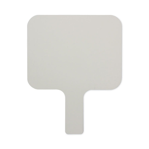 Dry Erase Paddle, 9.75 x 8, White, 12/Pack [SKU: FLP10039]
