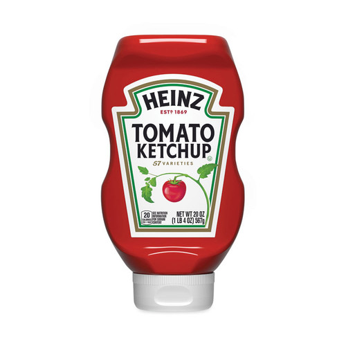 Tomato Ketchup Squeeze Bottle, 20 oz Bottle, 3/Pack, Delivered in 1-4 Business Days [SKU: GRR20901009]