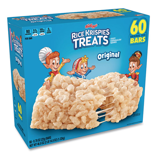 Rice Krispies Treats, Original Marshmallow, 0.78 oz Bar, 60/Carton, Delivered in 1-4 Business Days [SKU: GRR22000515]