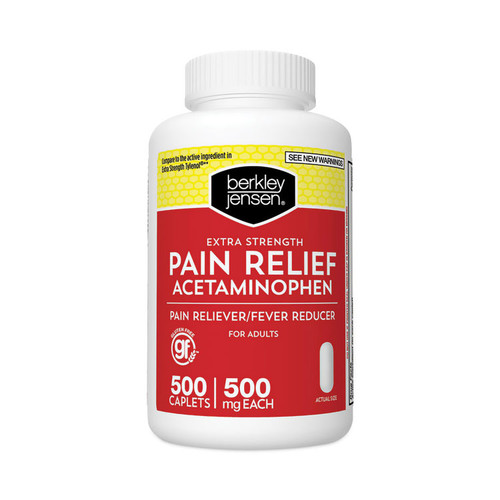 Extra Strength Acetaminophen Tablets 500 mg, 500/Bottle, Delivered in 1-4 Business Days [SKU: GRR22000629]