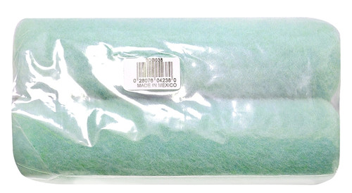 RollerLite Economy 9DB038 Roller Cover, 3/8 in Thick Nap, 9 in L, Polyester Cover, Green [SKU: ORG4339610]