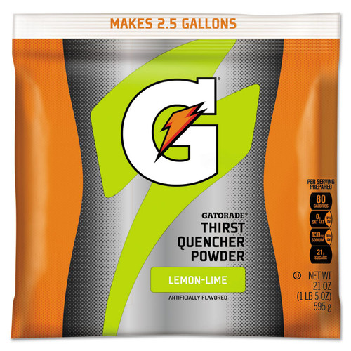 Original Powdered Drink Mix, Lemon-Lime, 21oz Packet, 32/Carton [SKU: GTD03969]