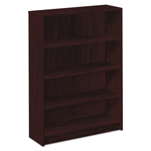 1870 Series Bookcase, Four-Shelf, 36w x 11.5d x 48.75h, Mahogany [SKU: HON1874N]