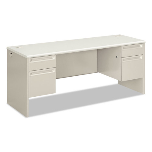 38000 Series Kneespace Credenza, 72w x 24d x 29.5h, Silver Mesh/Light Gray [SKU: HON38854B9Q]