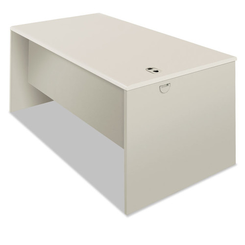 38000 Series Desk Shell, 60" x 30" x 30", Light Gray/Silver [SKU: HON38932B9Q]