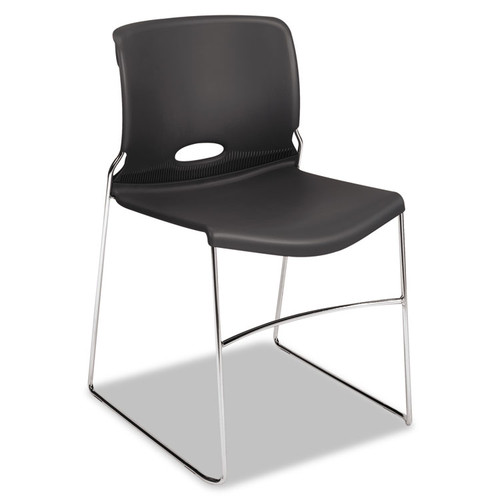 Olson Stacker High Density Chair, Supports Up to 300 lb, 17.75" Seat Height, Lava Seat, Lava Back, Chrome Base, 4/Carton [SKU: HON4041LA]