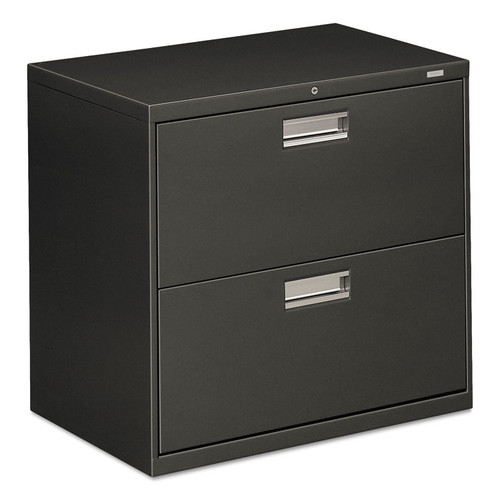 Brigade 600 Series Lateral File, 2 Legal/Letter-Size File Drawers, Charcoal, 30" x 18" x 28 [SKU: HON672LS]