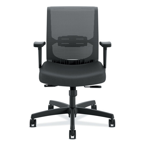 Convergence Mid-Back Task Chair, Synchro-Tilt and Seat Glide, Supports Up to 275 lb, Black [SKU: HONCMY1AUR10]