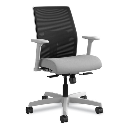Ignition 2.0 4-Way Stretch Low-Back Mesh Task Chair, Supports Up to 300 lb, Frost Seat, Charcoal Back, Titanium Base [SKU: HONI2L1IMLC22IK]
