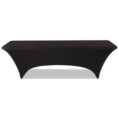 iGear Fabric Table Cover, Polyester/Spandex, 30" x 96", Black [SKU: ICE16531]