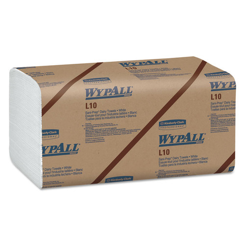 L10 SANI-PREP Dairy Towels, Banded, 2-Ply, 9.3 x 10.5, 200/Pack, 12 Packs/Carton [SKU: KCC01770]