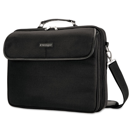 Simply Portable 30 Laptop Case, Fits Devices Up to 15.6", Polyester, 15.75 x 3 x 13.5, Black [SKU: KMW62560]