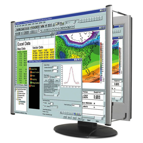 LCD Monitor Magnifier Filter for 24" Widescreen Flat Panel Monitor, 16:9/16:10 Aspect Ratio [SKU: KTKMAG24WL]