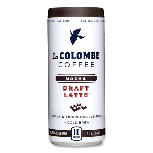 Cold Brew Draft Latte, Mocha, 9 oz Can, 12/Carton [SKU: LALLCT00001]