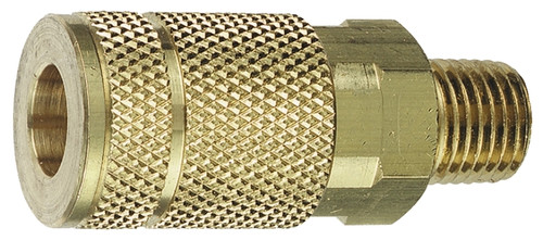 Tru-Flate 13-125 Coupler, 1/4 in, MNPT, Brass [SKU: ORG6276976]
