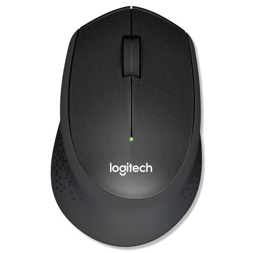 M330 Silent Plus Mouse, 2.4 GHz Frequency/33 ft Wireless Range, Right Hand Use, Black [SKU: LOG910004905]