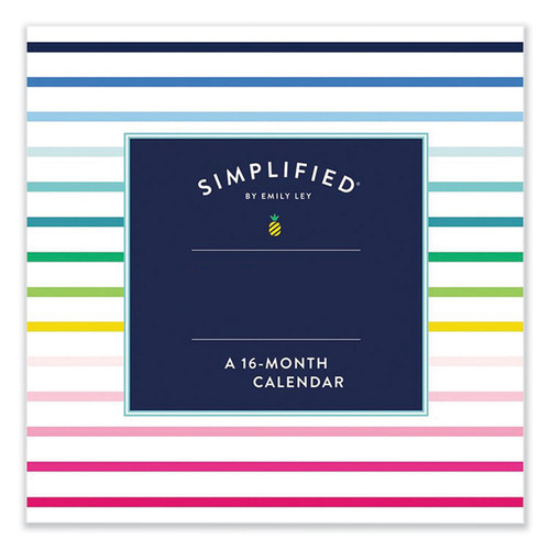 Simplified by Emily Ley Wall Calendar, Assorted Artwork, 12 x 12, White/Multicolor Sheets, 12-Month (Jan to Dec): 2023 [SKU: MEADDW3712823]