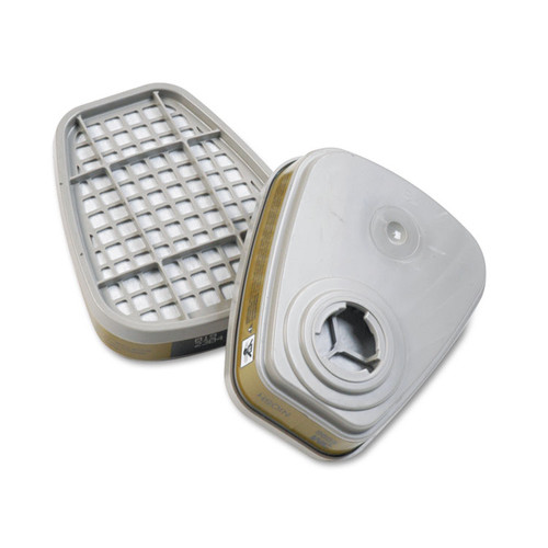 6006 Respirator Cartridge for Certain Organic Vapors and Other Gases, 2/Pack [SKU: MMM6006]