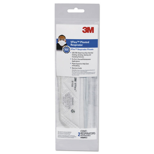 VFlex Particulate Respirator N95, Standard Size, 50/Box [SKU: MMM9105]