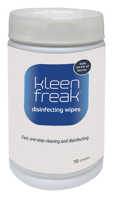 WAXMAN kleen freak 3050100 Hand Disinfecting Wipes, 5.51 in L, 7.87 in W, Unscented [SKU: ORG4739702]