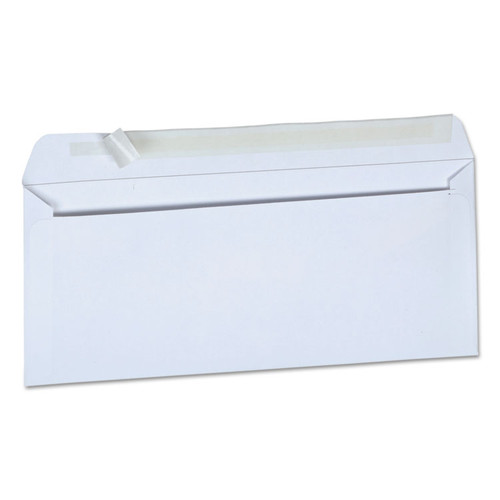Peel Seal Strip Business Envelope, #10, Square Flap, Self-Adhesive Closure, 4.13 x 9.5, White, 500/Box [SKU: OFF82304]