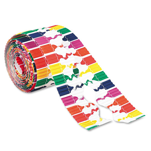 Bordette Designs, 2.25" x 25 ft Roll, Crayons [SKU: PAC37690]